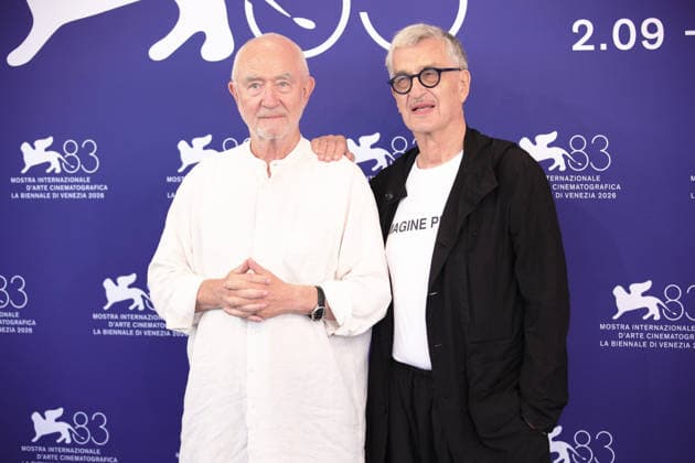 September 6, 2026, Venice, Italy: Swiss architect Peter Zumthor and German director Wim Wenders attend the photocall of the film From Inside Out: The Architecture of Peter Zumthor during the 83rd Venice International Film Festival. Venice Italy  - ZUMAs197 20260906_aaa_s197_047 Copyright: xMarcoxBaradax