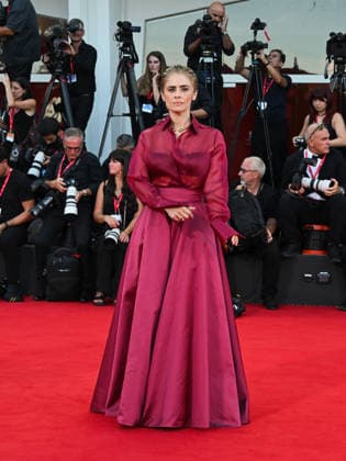 IPA88201152 - Venice, 83rd Venice International Film Festival 2026 - Night 5 - Red carpet for *THE ECHO CHAMBER* - Pictured: Greta Scarano  Copyright: xManuelexMangiarottix xPoolxPhotoxEventsx08x 88201152