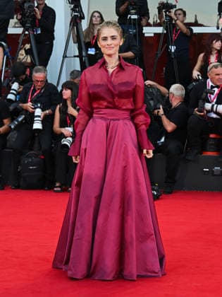 IPA88201153 - Venice, 83rd Venice International Film Festival 2026 - Night 5 - Red carpet for *THE ECHO CHAMBER* - Pictured: Greta Scarano  Copyright: xManuelexMangiarottix xPoolxPhotoxEventsx08x 88201153