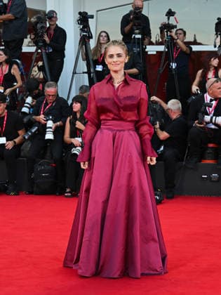 IPA88201155 - Venice, 83rd Venice International Film Festival 2026 - Night 5 - Red carpet for *THE ECHO CHAMBER* - Pictured: Greta Scarano  Copyright: xManuelexMangiarottix xPoolxPhotoxEventsx08x 88201155