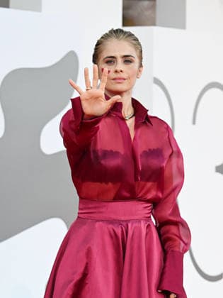 IPA88201595 - Venice, 83rd Venice International Film Festival 2026 - Night 5 - Red carpet for *THE ECHO CHAMBER* - Pictured: Greta Scarano  Copyright: xManuelexMangiarottix xPoolxPhotoxEventsx08x 88201595