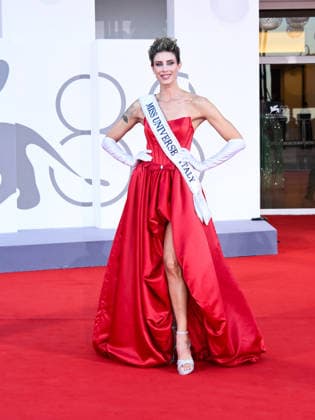 IPA88202303 - Venice, 83rd Venice International Film Festival 2026 - Night 5 - Red carpet for the film *The Eco Chamber*. Pictured: Giada Folcia  Copyright: xAlbertoxTerenghi PoolxPhotoxEvenx xPoolxPhotoxEventsx08x 88202303