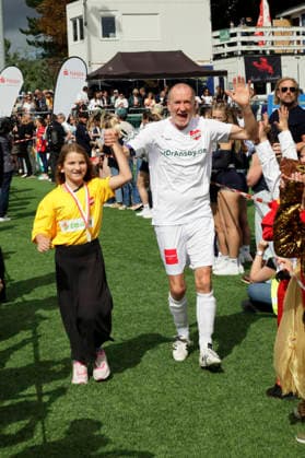 Peter Lohmeyer at the Kicken mit Herz charity soccer game to benefit the pediatric ward at the UKE at Hoheluft Stadium in Hamburg, September 6, 2026 Foto:xgbrcix xFuturexImagex kicken_6926