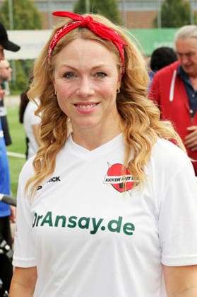Esther Roling at the Kicken mit Herz charity soccer game to benefit the UKE s pediatric ward at Hoheluft Stadium in Hamburg, September 6, 2026 Foto:xgbrcix xFuturexImagex kicken_6943