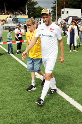 Ingo Pohlmann at the Kicken mit Herz charity soccer match to benefit the UKE pediatric ward at Hoheluft Stadium in Hamburg, September 6, 2026 Foto:xgbrcix xFuturexImagex kicken_6954