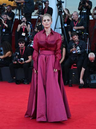IPA88201773 - Venice, 83rd Venice International Film Festival 2026 - Night 5 - Red carpet for *THE ECHO CHAMBER* - Pictured: Greta Scarano  Copyright: xManuelexMangiarottix xPoolxPhotoxEventsx08x 88201773