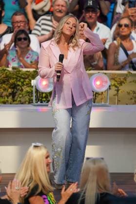 ZDF Fernsehgarten 2026: Charlien on ZDF Fernsehgarten, themed Powergarten, on September 6, 2026, in Mainz, Rhineland-Palatinate, ZDF Fernsehgarten