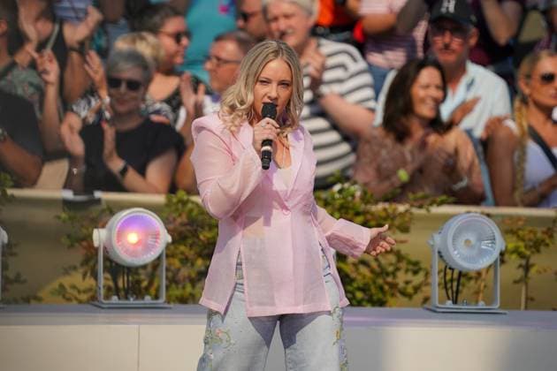 ZDF Fernsehgarten 2026: Charlien on ZDF Fernsehgarten, themed Powergarten, on September 6, 2026, in Mainz, Rhineland-Palatinate, ZDF Fernsehgarten