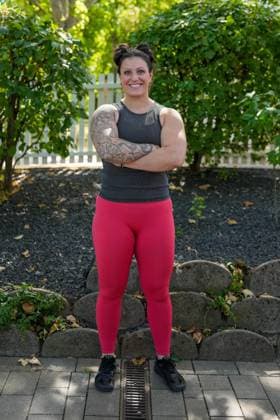 ZDF Fernsehgarten 2026: Strength athlete Sina Ruppenthal on ZDF Fernsehgarten, themed Powergarten, on September 6, 2026, in Mainz, Rhineland-Palatinate, ZDF Fernsehgarten