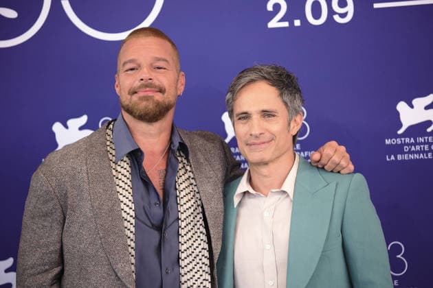 September 6, 2026, Venice, Italy: Puertorican actor and singer Ricky Martin and Mexican director Gael Garcia Bernal attend the photocall of the film Hombre al agua during the 83rd Venice International Film Festival. Venice Italy  - ZUMAs197 20260906_aaa_s197_093 Copyright: xMarcoxBaradax