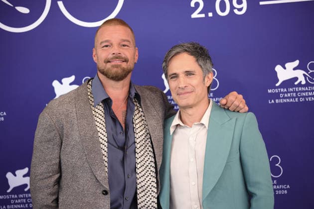 September 6, 2026, Venice, Italy: Puertorican actor and singer Ricky Martin and Mexican director Gael Garcia Bernal attend the photocall of the film Hombre al agua during the 83rd Venice International Film Festival. Venice Italy  - ZUMAs197 20260906_aaa_s197_123 Copyright: xMarcoxBaradax