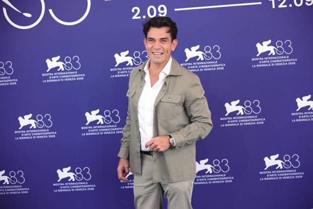 September 6, 2026, Venice, Italy: Mexican actor Jorge Salinas attends the photocall of the film Hombre al agua during the 83rd Venice International Film Festival. Venice Italy  - ZUMAs197 20260906_aaa_s197_125 Copyright: xMarcoxBaradax