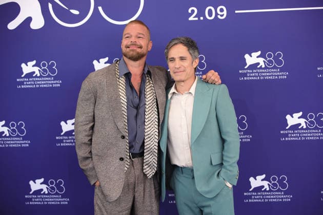 September 6, 2026, Venice, Italy: Puertorican actor and singer Ricky Martin and Mexican director Gael Garcia Bernal attend the photocall of the film Hombre al agua during the 83rd Venice International Film Festival. Venice Italy  - ZUMAs197 20260906_aaa_s197_139 Copyright: xMarcoxBaradax