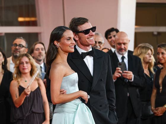 IPA88203329 - Venice, 83rd Venice International Film Festival 2026 - Night 5 - Red carpet for *THE ECHO CHAMBER* - Pictured: Michael Fassbender, Alicia Vikander  Copyright: xManuelexMangiarottix xPoolxPhotoxEventsx08x 88203329