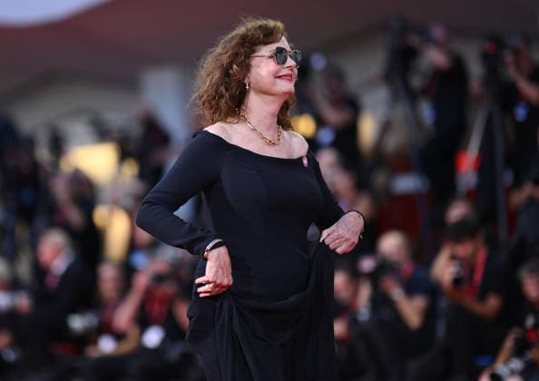 September 6, 2026, Venice, ITALY: US actor Susan Sarandon arrives for the premiere of The Echo Chamber during the 83rd Venice Film Festival in Venice, Italy, 06 September 2026. The movie is presented in official competition Venezia 83 at the festival running from 02 to 12 September 2026. ANSA ETTORE FERRARI. Venice ITALY  - ZUMAa110 20260906_zaf_a110_117 Copyright: xEttorexFerrarix