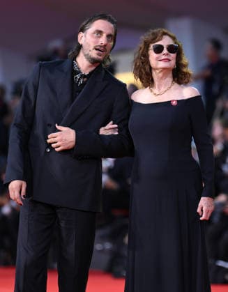 September 6, 2026, Venice, ITALY: Italian actor Luca Marinelli (L) and US actor Susan Sarandon arrive for the premiere of The Echo Chamber during the 83rd Venice Film Festival in Venice, Italy, 06 September 2026. The movie is presented in official competition Venezia 83 at the festival running from 02 to 12 September 2026. ANSA ETTORE FERRARI. Venice ITALY  - ZUMAa110 20260906_zaf_a110_118 Copyright: xEttorexFerrarix