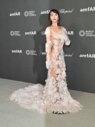 IPA88204070 - Venice, 83rd Venice International Film Festival 2026 - Night 5 - AMFAR Red Carpet. Pictured: Caylee Cowan  Copyright: xSimonexComix xPoolxPhotoxEventsx08x 88204070