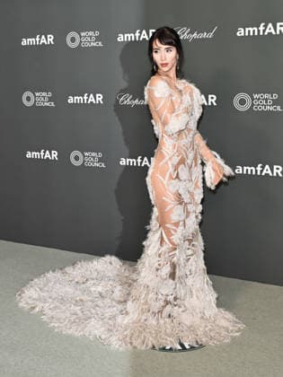 IPA88204078 - Venice, 83rd Venice International Film Festival 2026 - Night 5 - AMFAR Red Carpet. Pictured: Caylee Cowan  Copyright: xSimonexComix xPoolxPhotoxEventsx08x 88204078