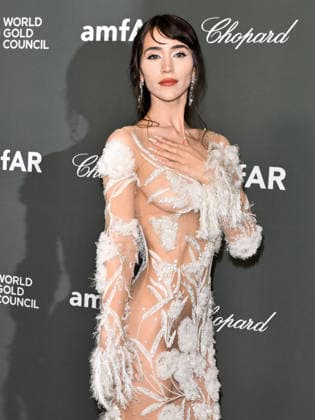 IPA88204742 - Venice, 83rd Venice International Film Festival 2026 - Night 5 - AMFAR Red Carpet. Pictured: Caylee Cowan  Copyright: xSimonexComix xPoolxPhotoxEventsx08x 88204742
