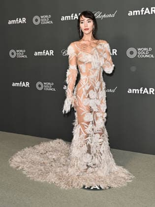 IPA88204072 - Venice, 83rd Venice International Film Festival 2026 - Night 5 - AMFAR Red Carpet. Pictured: Caylee Cowan  Copyright: xSimonexComix xPoolxPhotoxEventsx08x 88204072
