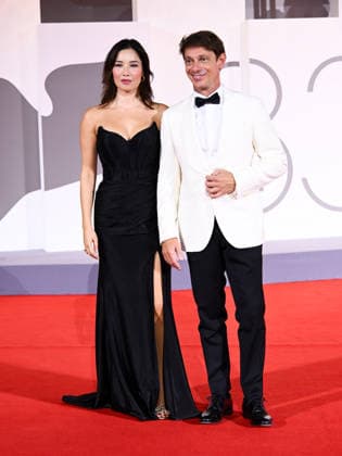 IPA88205789 - Venice, 83rd Venice International Film Festival 2026 - Night 5 - Red carpet filming in Italy. Pictured: Giorgio Pasotti, Claudia Tosoni  Copyright: xAlbertoxTerenghi PoolxPhotoxEvenx xPoolxPhotoxEventsx08x 88205789