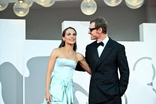 September 6, 2026, Venice, Rome, Italy: Alicia Vikander and Michael Fassbender on the red carpet for the film Echo Chamber at the 83rd Venice International Film Festival, Venice, September 6, 2026. Venice Italy  - ZUMAa289 20260906_zia_a289_420 Copyright: xMariaxLauraxAntonellix xAgfx