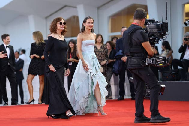 Venice 2026 Hombre Al Agua Screening NB Susan Sarandon, Alicia Vikander attending the Hombre Al Agua Red carpet as part of the 83th Venice International Film Festival at the Lido in Venice, Italy on September 06, 2026. Photo by Nasser Berzane ABACAPRESS.COM Venice Italy  Copyright: xBerzanexNasser ABACAx