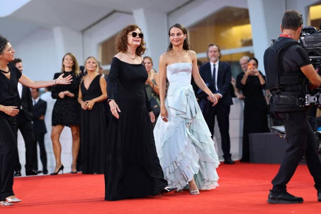 Venice 2026 Hombre Al Agua Screening NB Susan Sarandon, Alicia Vikander attending the Hombre Al Agua Red carpet as part of the 83th Venice International Film Festival at the Lido in Venice, Italy on September 06, 2026. Photo by Nasser Berzane ABACAPRESS.COM Venice Italy  Copyright: xBerzanexNasser ABACAx