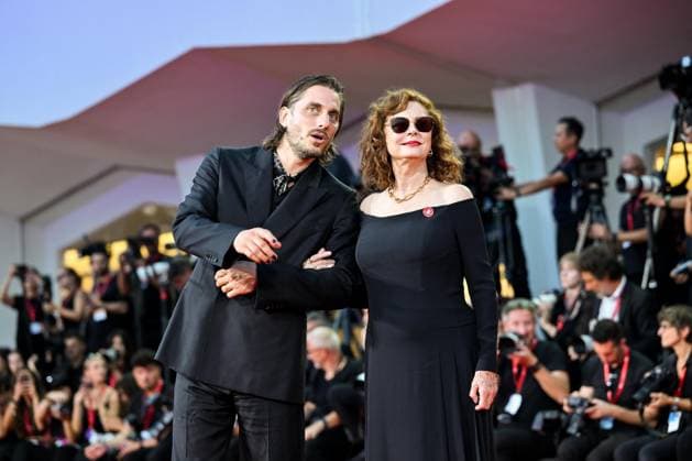 September 6, 2026, Venice, Rome, Italy: Luca Marinelli and Susan Sarandon on the red carpet for the film Echo Chamber at the 83rd Venice International Film Festival, Venice, September 6, 2026 Venice Italy  - ZUMAa289 20260906_zia_a289_449 Copyright: xMariaxLauraxAntonellix xAgfx