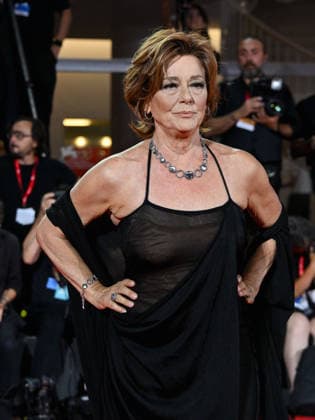 IPA88206086 - Venice, 83rd Venice International Film Festival 2026 - Night 5 - Filming Italy Red Carpet - Pictured: Monica Guerritore  Copyright: xManuelexMangiarottix xPoolxPhotoxEventsx08x 88206086