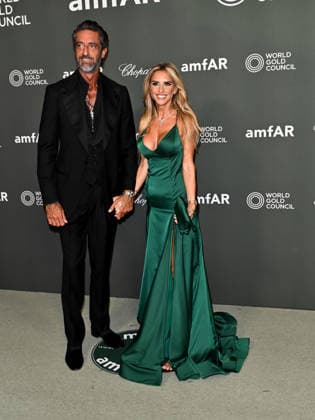 IPA88211244 - Venice, 83rd Venice International Film Festival 2026 - Night 5 - AMFAR Red Carpet. Pictured: Umberto Pengo, Michela Persico  Copyright: xSimonexComix xPoolxPhotoxEventsx08x 88211244