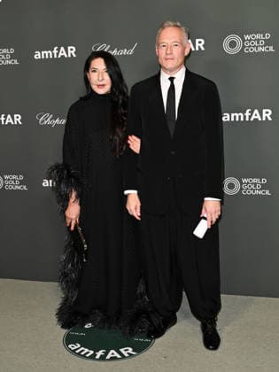 IPA88208353 - Venice, 83rd Venice International Film Festival 2026 - Night 5 - AMFAR Red Carpet. Pictured: Marina AbramoviÄ‡, Todd Eckert  Copyright: xSimonexComix xPoolxPhotoxEventsx08x 88208353
