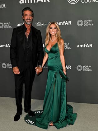 IPA88211250 - Venice, 83rd Venice International Film Festival 2026 - Night 5 - AMFAR Red Carpet. Pictured: Umberto Pengo, Michela Persico  Copyright: xSimonexComix xPoolxPhotoxEventsx08x 88211250
