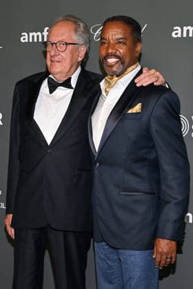 amfAR Gala Venezia 2026 Geoffrey Rush, Rodney Hicks attending the amfAR Gala Venezia 2026 ahead of Venice Film Festival in Venice, Italiy on September 6, 2026. Photo by Julien Reynaud APS-Medias ABACAPRESS.COM Venice Italy  Copyright: xReynaudxJulien APS-Medias ABACAx