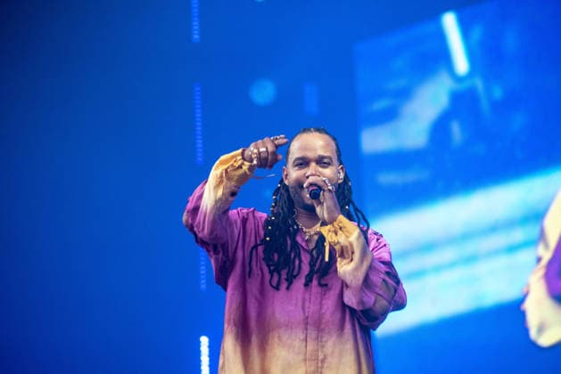 RIO DE JANEIRO, RJ - 06.09.2026: ROCK IN RIO 2026 - Calema will perform on the Sunset Stage on the third day of Rock in Rio 2026, Sunday, September 6th, amidst heavy rain, at the event taking place in Cidade do Rock, Barra, Rio de Janeiro, RJ. x3011232x  CristianexMota