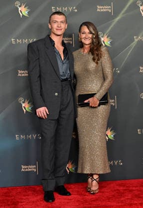 78th Emmy Awards Night 2 Connor Storrie and Linda Storrie in the press room at the 78th Emmy Awards Nigh1, held at the Peacock Theatre in Los Angeles, Ca. on September 6, 2026. Los Angeles Peacock Theatre California USA Copyright: xStarbuck xAFF-USA.COMx