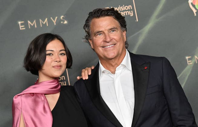 78th Emmy Awards Night 2 Lukita Maxwell and Ted McGinley in the press room at the 78th Emmy Awards Nigh1, held at the Peacock Theatre in Los Angeles, Ca. on September 6, 2026. Los Angeles Peacock Theatre California USA Copyright: xStarbuck xAFF-USA.COMx
