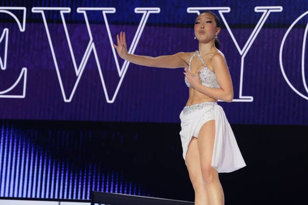 Madison Oh, Miss New York, participates in the talent segment of Miss America 2027 at the West Palm Beach Convention Center in West Palm Beach, Florida on Sunday, September 6, 2026.  MIA20260906123 GaryxIxRothstein