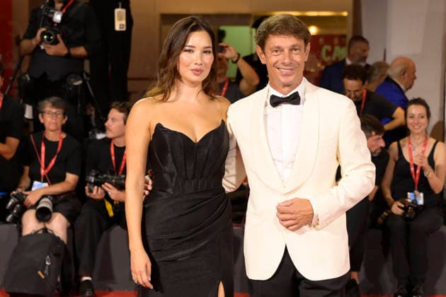 September 6, 2026, Venice Lido, Italy: Claudia Tosoni (l) and Giorgio Pasotti (r) attend the red carpet of Filming Italy Venice Award during the 83rd Venice film Festival at Palazzo del cinema. Venice Lido Italy - ZUMAs197 20260906_aaa_s197_397 Copyright: xMarioxCartellix