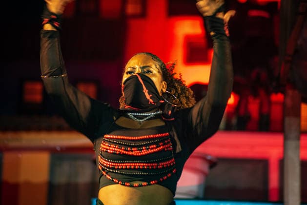 RIO DE JANEIRO, RJ - 06.09.2026: ROCK IN RIO 2026 - Os Cria will perform on the favela stage on the third day of Rock in Rio 2026, Sunday, September 6th, amidst heavy rain. The event takes place at Cidade do Rock, in Barra, Rio de Janeiro, RJ. x3011705x  CristianexMota