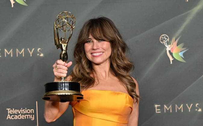 78th Emmy Awards Night 2 Linda Cardellini in the press room at the 78th Emmy Awards Night 2, held at the Peacock Theatre in Los Angeles, Ca. on September 6, 2026. Los Angeles Peacock Theatre California USA Copyright: xStarbuck xAFF-USA.COMx