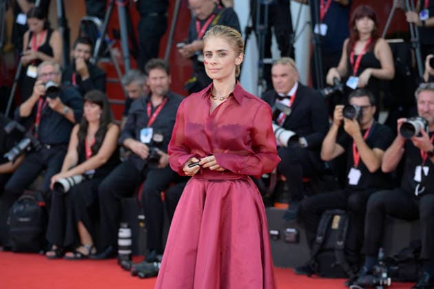September 6, 2026, Venice Lido, Italy: Greta Scarano attends the red carpet of the movie Hombre al agua at Palazzo del cinema in Venice Lido for the 83rd Venice Film Festival. Venice Lido Italy - ZUMAs197 20260906_aaa_s197_572 Copyright: xMarioxCartellix