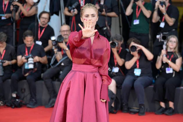 September 6, 2026, Venice Lido, Italy: Greta Scarano attends the red carpet of the movie Hombre al agua at Palazzo del cinema in Venice Lido for the 83rd Venice Film Festival. Venice Lido Italy - ZUMAs197 20260906_aaa_s197_573 Copyright: xMarioxCartellix