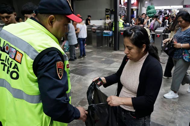 September 6, 2026, Mexico City, Cdmx, Mexico: The Collective Transport System (STC Metro), in coordination with the Citizen Security Secretariat (SSC-CDMX) community policing units, launched the Zero Fireworks operation to prevent the purchase and transport of fireworks that endanger public transport users. The operation began on September 1st and runs until the 15th, the day Mexico celebrates the Cry of Independence. A checkpoint was set up at the Merced Metro stationÃ¢â‚¬a known site for the illegal sale of fireworksÃ¢â‚¬where 10 kilograms of fireworks of various types and explosive intensities have been seized; Civil Protection personnel collect these explosives daily for controlled destruction. Mexico City Mexico - ZUMAp204 20260906_zip_p204_019 Copyright: xJosuexPerezx