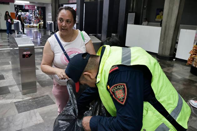 September 6, 2026, Mexico City, Cdmx, Mexico: The Collective Transport System (STC Metro), in coordination with the Citizen Security Secretariat (SSC-CDMX) community policing units, launched the Zero Fireworks operation to prevent the purchase and transport of fireworks that endanger public transport users. The operation began on September 1st and runs until the 15th, the day Mexico celebrates the Cry of Independence. A checkpoint was set up at the Merced Metro stationÃ¢â‚¬a known site for the illegal sale of fireworksÃ¢â‚¬where 10 kilograms of fireworks of various types and explosive intensities have been seized; Civil Protection personnel collect these explosives daily for controlled destruction. Mexico City Mexico - ZUMAp204 20260906_zip_p204_031 Copyright: xJosuexPerezx