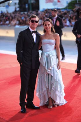 83rd Venice International Film Festival in Venice, Italy - 06 Sep 2026. Swedish actress Alicia Vikander and German Irish actor Michael Fassbender attend the red carpet of the film The Echo Chamber at the 83rd Venice International Film Festival at the Sala Grande. The Filming Italy Venice Award delegation, with 80 international and national guests, will also walk this carpet afterward. Venice Italy Copyright: xMarcoxBaradax xSOPAxImagesx 20260906_RED CARPET THE ECHO CHAMBER AND HOMBRE AL AGUA-1027