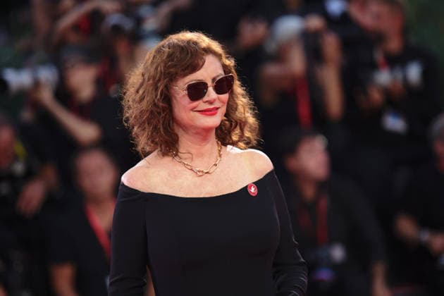 83rd Venice International Film Festival in Venice, Italy - 06 Sep 2026. American actress Susan Sarandon attends the red carpet of the film The Echo Chamber at the 83rd Venice International Film Festival at the Sala Grande. The Filming Italy Venice Award delegation, with 80 international and national guests, will also walk this carpet afterward. Venice Italy Copyright: xMarcoxBaradax xSOPAxImagesx 20260906_RED CARPET THE ECHO CHAMBER AND HOMBRE AL AGUA-1523