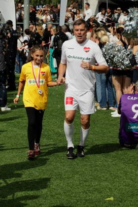 KICKEN MIT HERZ 2026 Thomas Helmer, Kicken mit Herz, the charity soccer match to benefit the pediatric ward at the UKE, at Hoheluft Stadium, Hamburg, September 6, 2026 Copyright: xEventpressxMPx