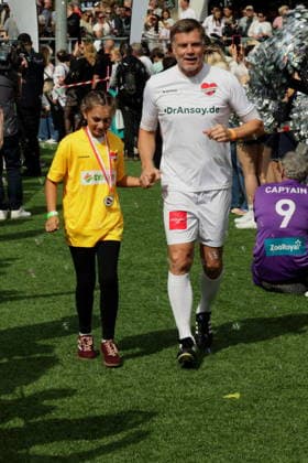KICKEN MIT HERZ 2026 Thomas Helmer, Kicken mit Herz, the charity soccer match to benefit the pediatric ward at the UKE, at Hoheluft Stadium, Hamburg, September 6, 2026 Copyright: xEventpressxMPx