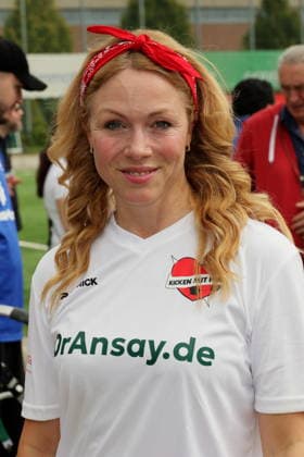 KICKEN MIT HERZ 2026 Esther Roling, Kicken mit Herz, the charity soccer match to benefit the pediatric ward at the UKE, at Hoheluft Stadium, Hamburg, September 6, 2026 Copyright: xEventpressxMPx